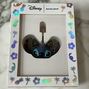 Disney BaubleBar Stitch Christmas Tree Headband BagCharm